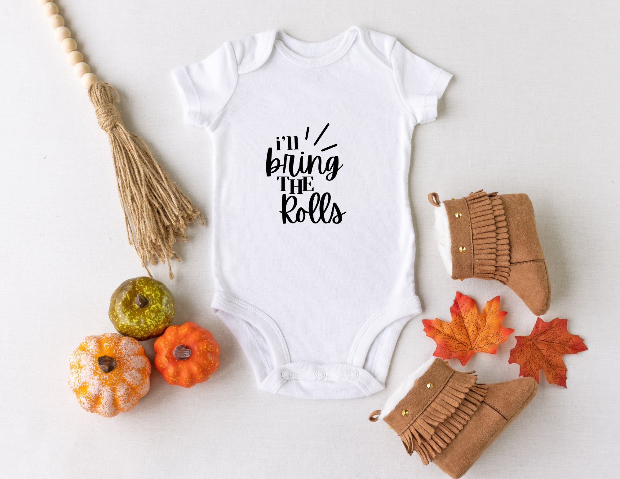 Holiday Onesie - I'll Bring the Rolls