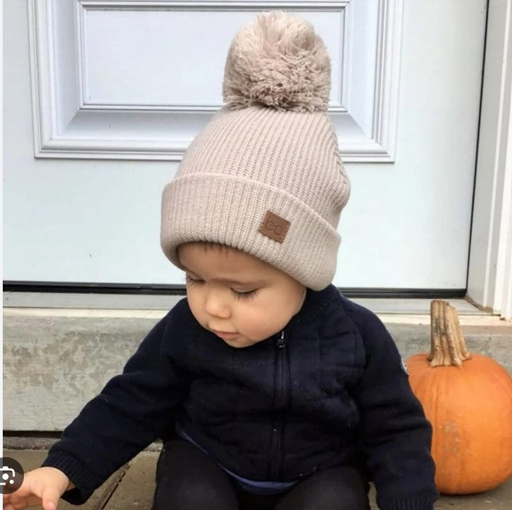 Babyfied Apparel Pom Toque - 3 Colours