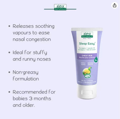 Aleva Naturals Soothing Comfort Chest Rub