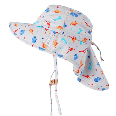 Sun Hat - Neck Cape - Dinos