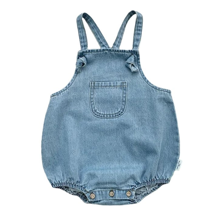 Jean Knot-Tie Romper