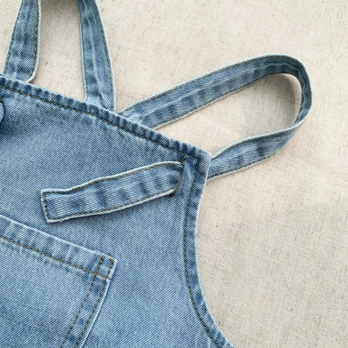 Jean Knot-Tie Romper