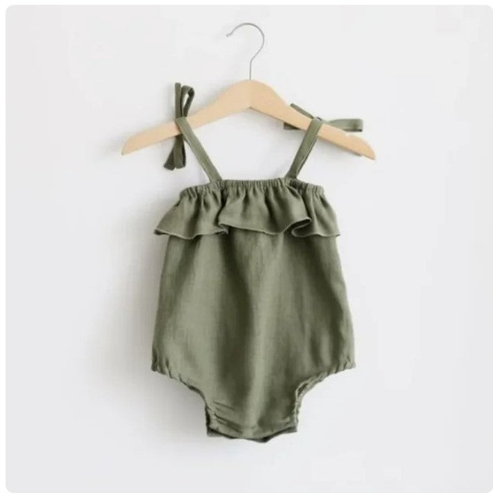 Ruffle Rompers - 4 Styles