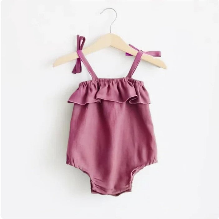 Ruffle Rompers - 4 Styles