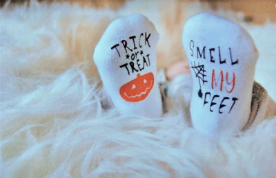 Trick or Treat Smell My Feet Socks