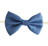 Baby Wisp Bow - Denim