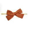 Baby Wisp Bow - Burnt Orange