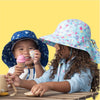 Sun Hat - Neck Cape - Butterflies