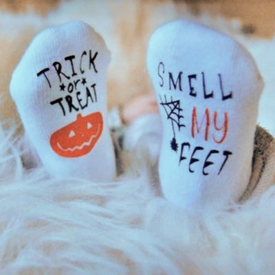 Trick or Treat Smell My Feet Socks