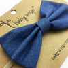 Baby Wisp Bow - Denim