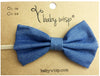 Baby Wisp Bow - Denim