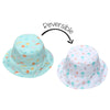 Sun Hat - Reversible Fish / Jellies