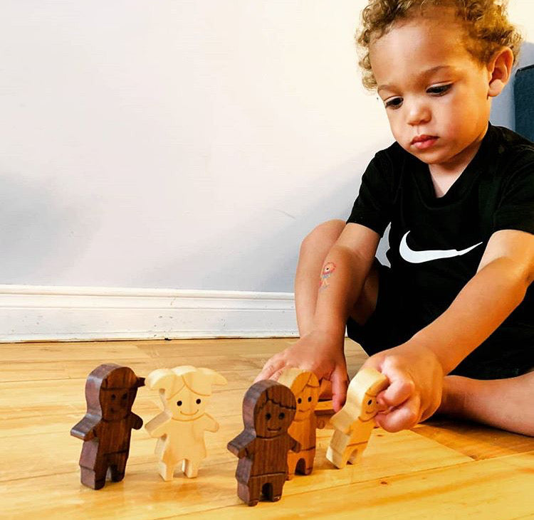Diversity Wooden Doll Set - Proceeds to International Justice Mission
