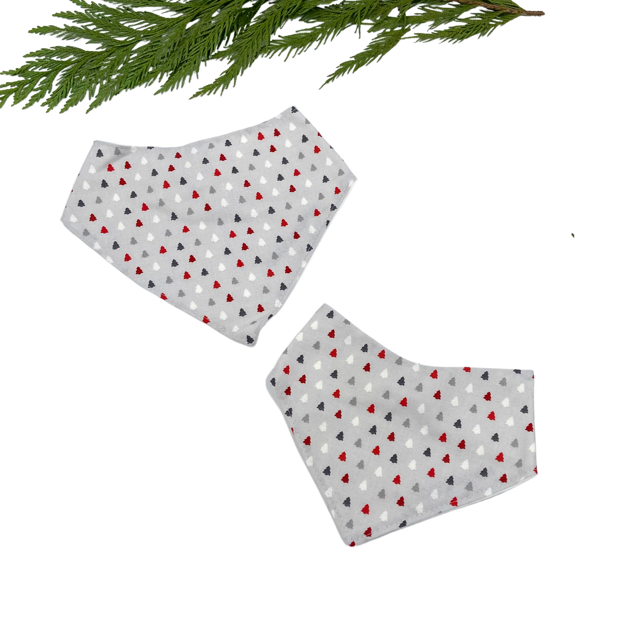 Holiday Bandana Bibs - Trees