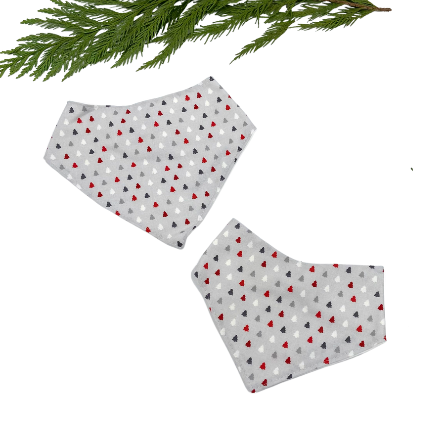Holiday Bandana Bibs - Trees
