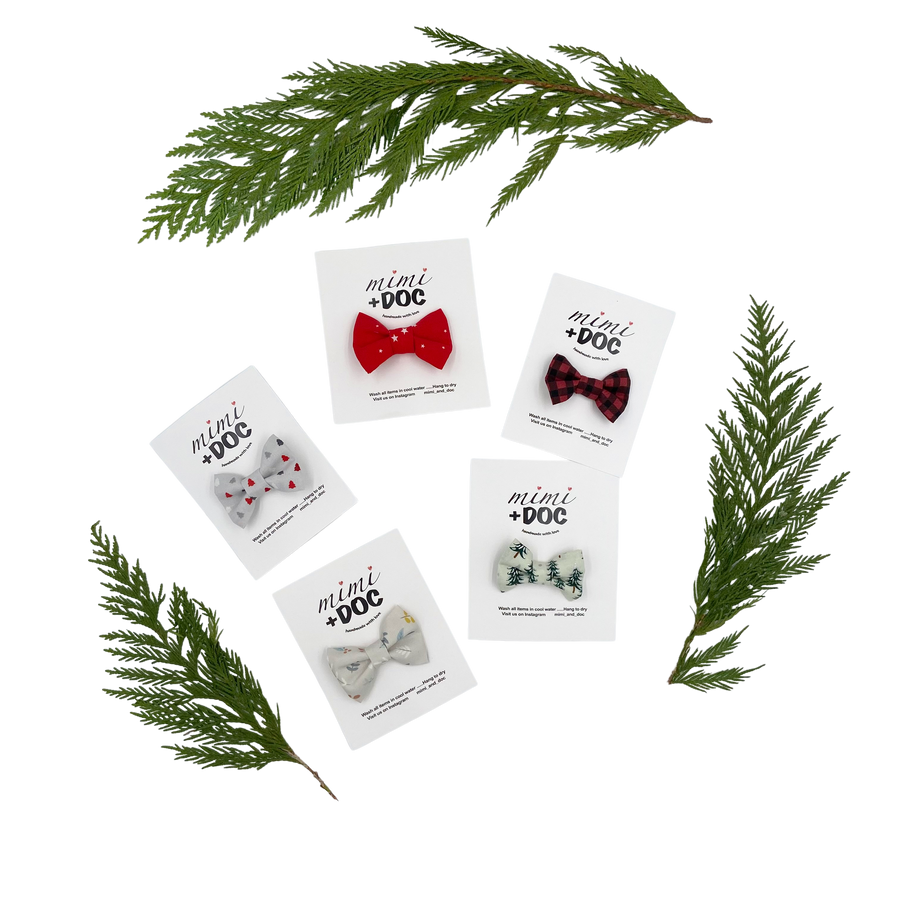 Holiday Bow Ties - 7 Styles