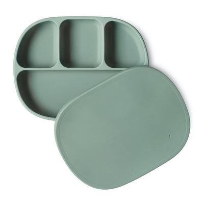 Silicone Suction Plate w/ Lid